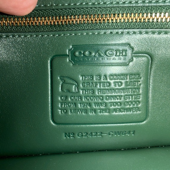 Coach Dinky in Hunter Green - Picture 9 of 9